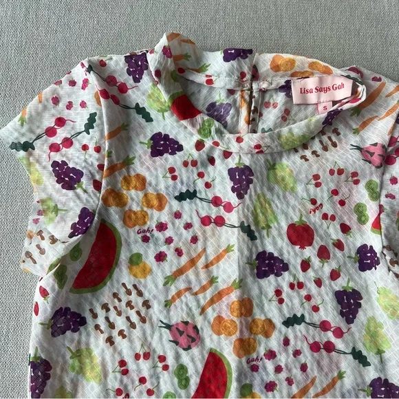 Lisa Says Gah Fruit & Veggie Top - Picture 5 of 8